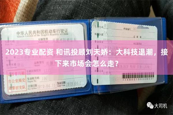 2023专业配资 和讯投顾刘天娇：大科技退潮，接下来市场会怎么走？